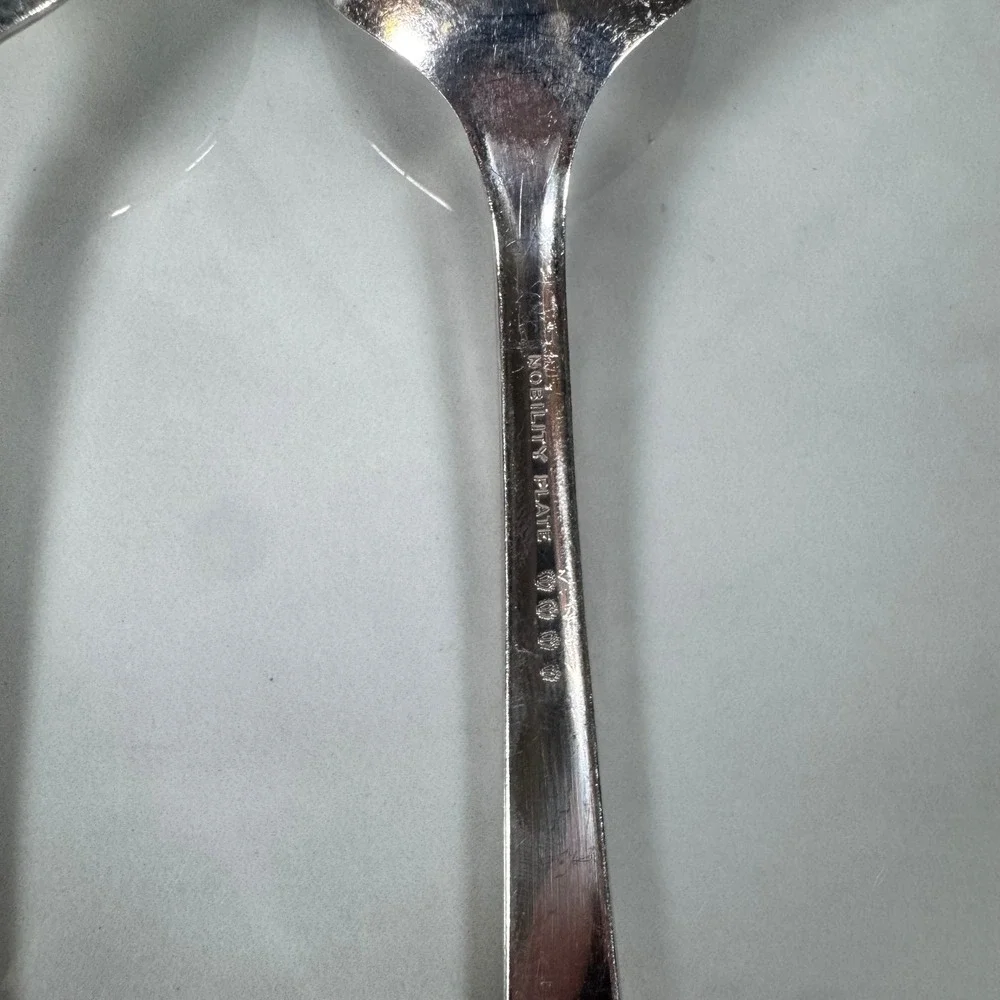Set of 3 Oneida‎ Nobility Plate Silver Plated Tablespoons Caprice Floral